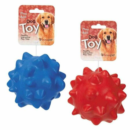 FLY FREE ZONE Boss Pet Play TPR Cone Ball Dog Toys with Squeak FL3709685